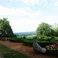 Un beau jardin au Chateau de Morlane.